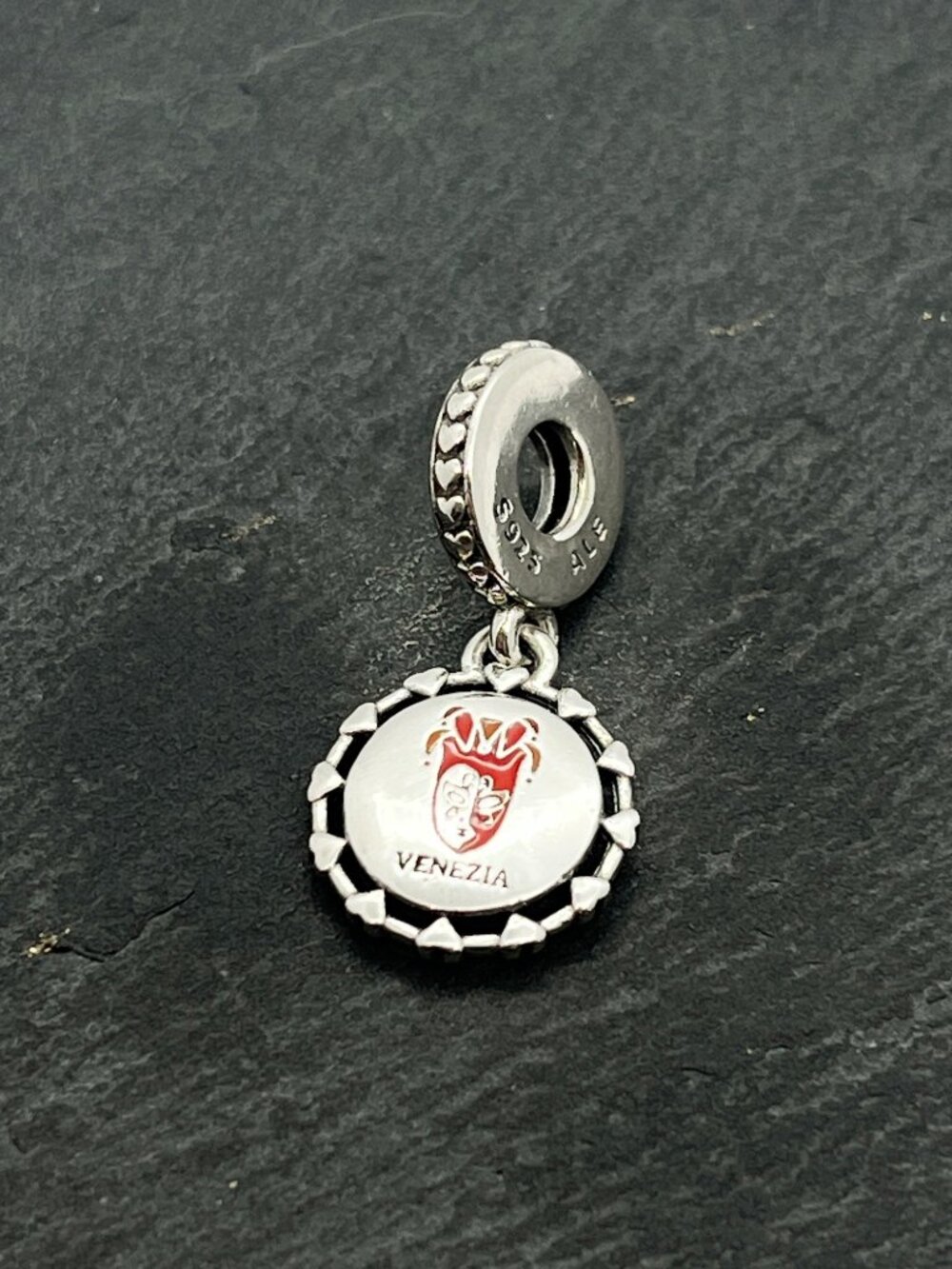 Pandora VENEZlA Flag Exclusive Charm Sterling Silver Dangle Charm Jewelry
